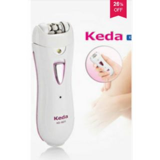 ส่งฟรี Keda เครื่องถอนขนไฟฟ้า รุ่น KD-190R ( White)