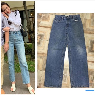 GAP ยีนส์ขากระบอก เอว 26-27 สะโพก 36 ยาว 38.5” ปลายขา 16” ทรงสวยมากก