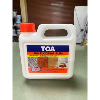 TOA 200 ฟลอริ่งพลัส น้ำยาเคลือบใส กันซึม ทนการเหยียบย่ำ (1 ลิตร) ทีโอเอ 200 Flooring Plus น้ำยาเคลือบเงา ใส พื้น