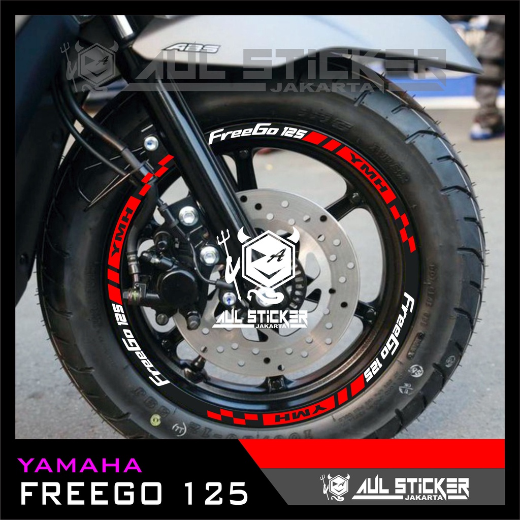สติ๊กเกอร์เวลก์ (kc.033) YAMAHA FREEGO 125 ด้านหลังด้านหน้า