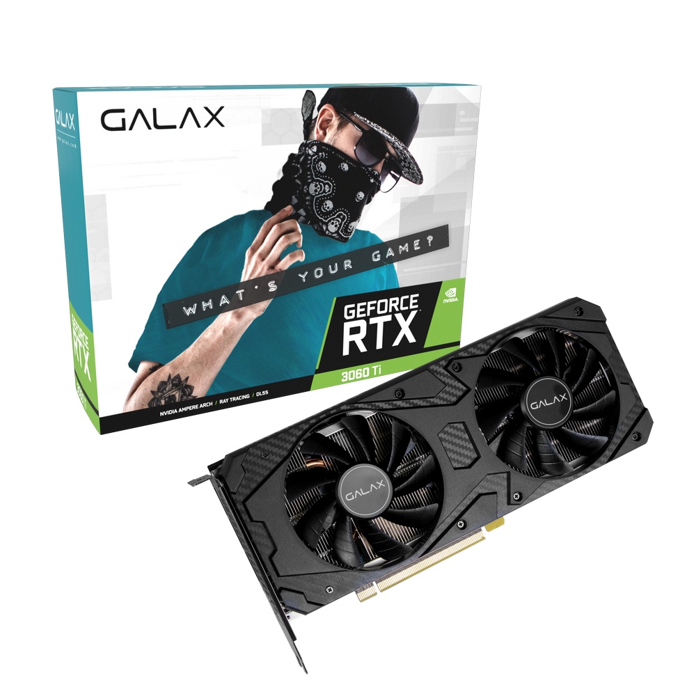 GALAX GeForce RTX 3060 Ti (1-Click OC) LHR VGA 8GB
