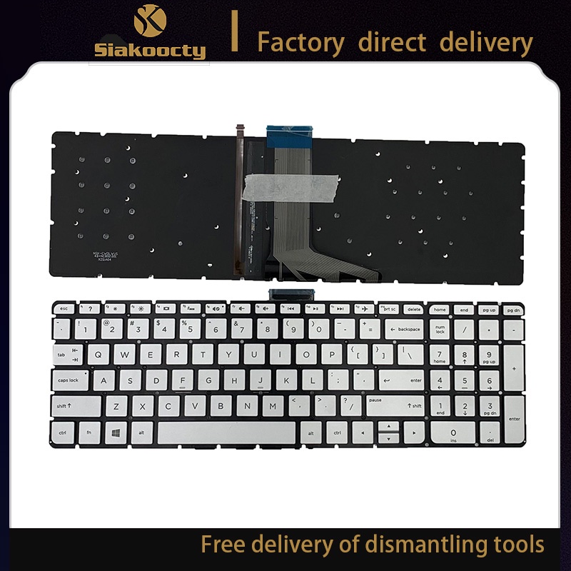 Siakoocty ใหม่สําหรับ HP Envy X360 M6-W100 M6-W101DX M6-W102DX M6-W105DX คีย์บอร์ด US Backlit