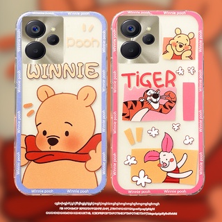 เคสโทรศัพท์ Phone case Realme 9i 5G 4G Narzo 50i Prime Casing Cute Catoon Winnie Bear Pattern Transparent Silicone Soft Case For VIVOV25 VIVOV25e VIVOY35 Clear Phone Cover