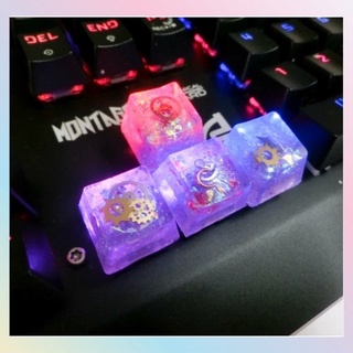 keycap ลายเวทย์มนต์ ปุ่มคีย์บอร์ดแบบแมคคานิคอล งานแฮนด์เมด