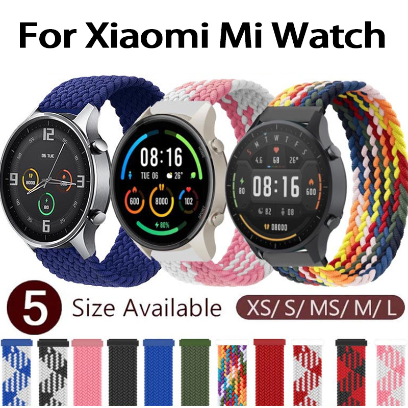 สาย xiaomi mi watch ชนิดผ้าถัก สายเดี่ยว สำหรับ Xiaomi Mi Watch สมาร์ทวอทช์