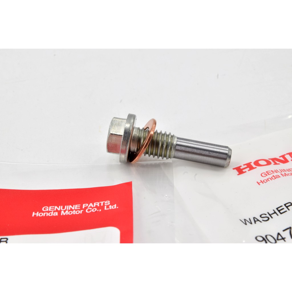 ชุดน๊อตล็อคยางกลิ้งโซ่ราวลิ้น (กลางเสื้อสูบ) แท้ศูนย์ฮอนด้า ราคา/1ชุด 14615-KFL-850 / 90475-KWB-600 - รูปที่ 7