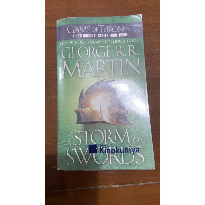 หนังสือภาษาอังกฤษ A Storm of Swords เล่มที่3ของนิยายชุด A Song of Ice and Fire (Game of Thrones)