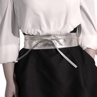 MiStyle เข็มขัด เข็มขัดหนัง เข็มขัดผู้หญิง เข็มขัดแฟชั่น Woman Fashion Big Band Belt Ceinture No. 2361