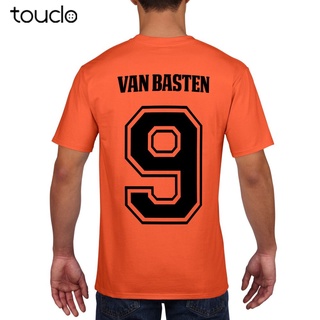 [S-5XL] เสื้อยืดแขนสั้น พิมพ์ลายนักฟุตบอลเนเธอร์แลนด์ Holland Cruyff Gullit Basten แฟชั่นเรโทร สไตล์คลาสสิก สําหรับผู้ชา