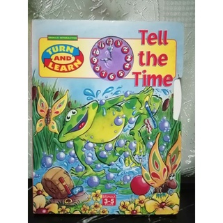 Tell the Time. Brimax Interactive. Turn and Learn Board book.-145