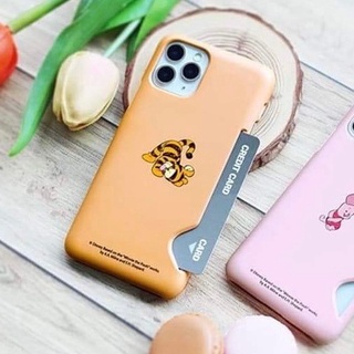 ✨NEW✨ Hard Case เคส ซัมซุง แข็ง Samsung Galaxy S10 Disney ดิสนีย์ Winnie the Pooh Tigger ทิกเกอร์ สีส้ม ใส่บัตรได้