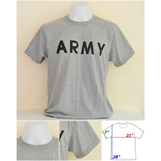 เสื้อทหาร ARMY คอกลม แขนสั้น 3 สี