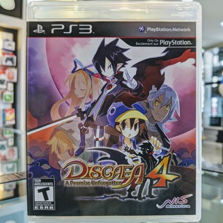 (ภาษาอังกฤษ) มือ2 Disgaea 4 A Promise Unforgotten แผ่นเกมPS3 แผ่นPS3 มือสอง (Only On Playstation Turnbase RPG)