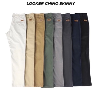 Looker-กางเกงchino skinny lookerแท้100%ทรงกระบอกเล็ก