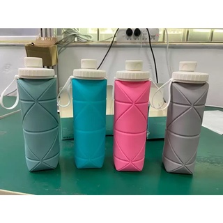 ขวดน้ำแบบพับได้สำหรับพกพา***สินค้าพร้อมส่ง***ส่งไว***2-3วัน***