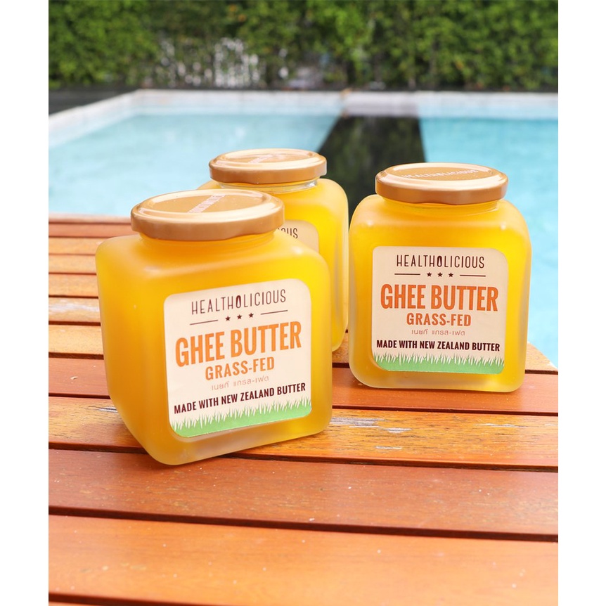 Keto เนย กี (Ghee) น้ำมันเนยใส นำเข้าจากนิวซีแลนด์240กรัม New Zealand Golden Grass-fed ghee