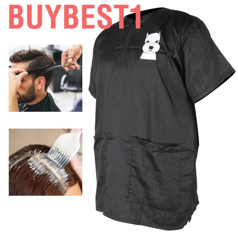 Buybest1 ผ้าคลุมตัดผม กันน้ํา ตามช่างทำผม รูปที่ 4
