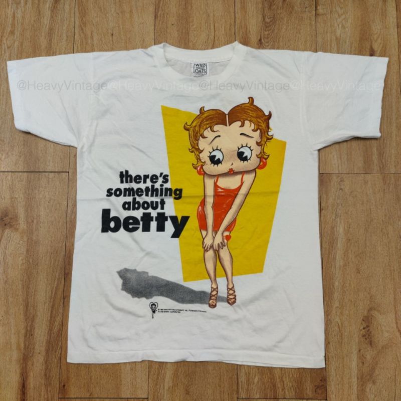 BETTY BOOP เสื้อลายการ์ตูน  วินเทจ heavy vintage shirt