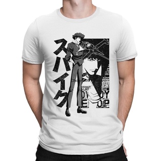 [S-5XL]เสื้อยืด พิมพ์ลาย Spike Spiegel Cow Bebop สไตล์คลาสสิก ไม่ซ้ําใคร สําหรับผู้ชาย 637592