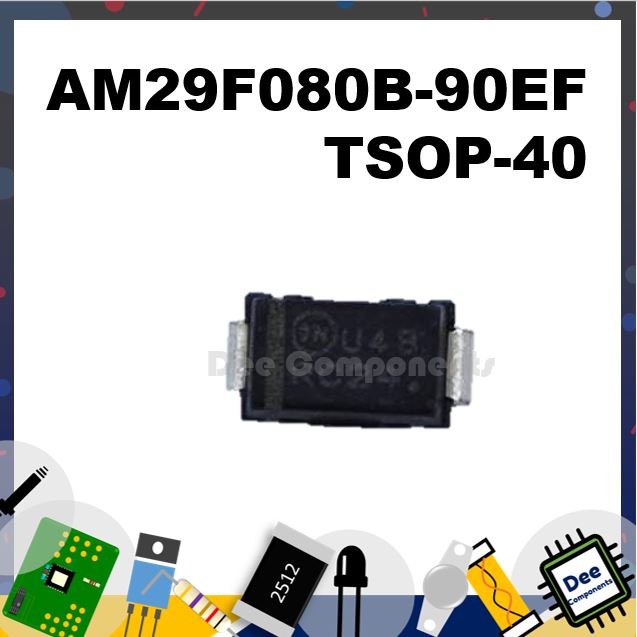 AM29F080B Memory Ics TSOP-40  4.5-5.5V -40°C TO 85°C AM29F080B-90EF  Cypress / Spansion  12-1-20