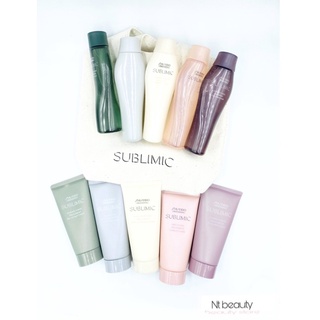 ชุดมินิ 2 ชิ้น shiseido Sublimic shampoo 50 ml and conditioner 50 g mini ชิเชโด้ มินิ เเชมพูเเละครีมนวด