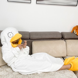 ชุดเป็ด ผ้าห่มเป็ด ชุดนอน ชุดนอนเป็ด duck blanket ผ้าห่ม Costume Pajamas Cosplay ถุงนอน sleeping bag