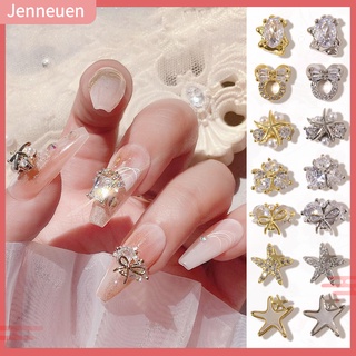 Jen อุปกรณ์ตกแต่งเล็บ พลอยเทียม รูปปลาดาว น้ําหนักเบา DIY สําหรับผู้หญิง