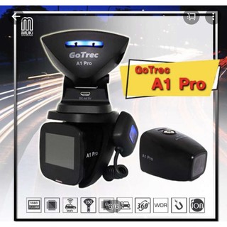 กล้องติดรถยนต์ กล้องติดรถหมุนได้รอบทิศทาง GoTrec A1 PRO เชื่อมต่อ WIFI/G-Sensor/Parking Mode/ฟรีเมม 16 g.