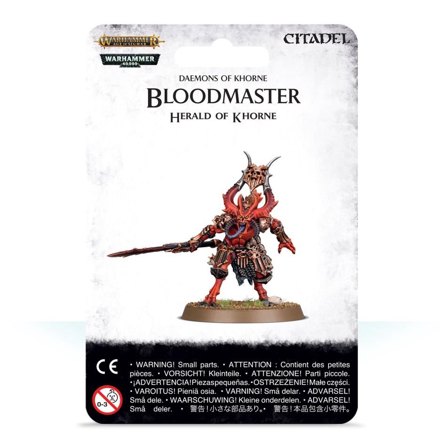 [GW พร้อมส่ง] Warhammer 40K/AOS : CHAOS DAEMONS/BLADES OF KHORNE : BLOODMASTER,HERALD OF KHORNE โมเด