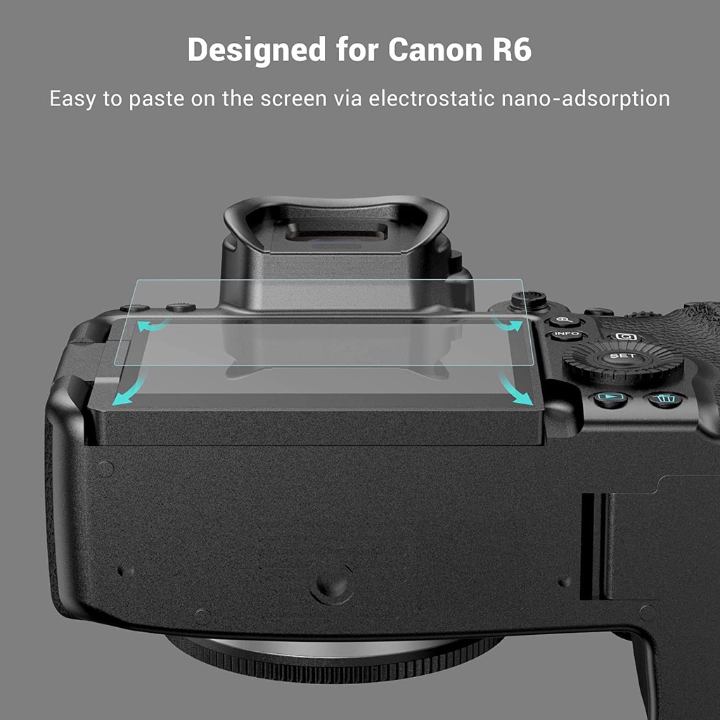 📌ส่งจากไทย📦 ฟิล์มหน้าจอ Canon EOS R6 (แพ็ค2ชิ้น) SmallRig ฟิล์มกันรอย Screen Protector 3675 - รูปที่ 4