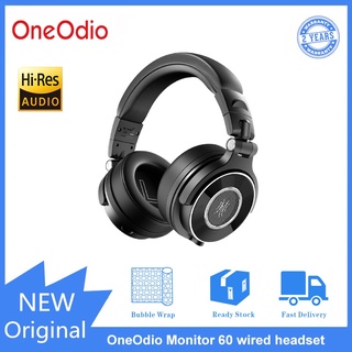 Oneodio Monitor 60 High-Resolution Audio Wired Headphones, Professional DJ Monitor Headphones with Microphone