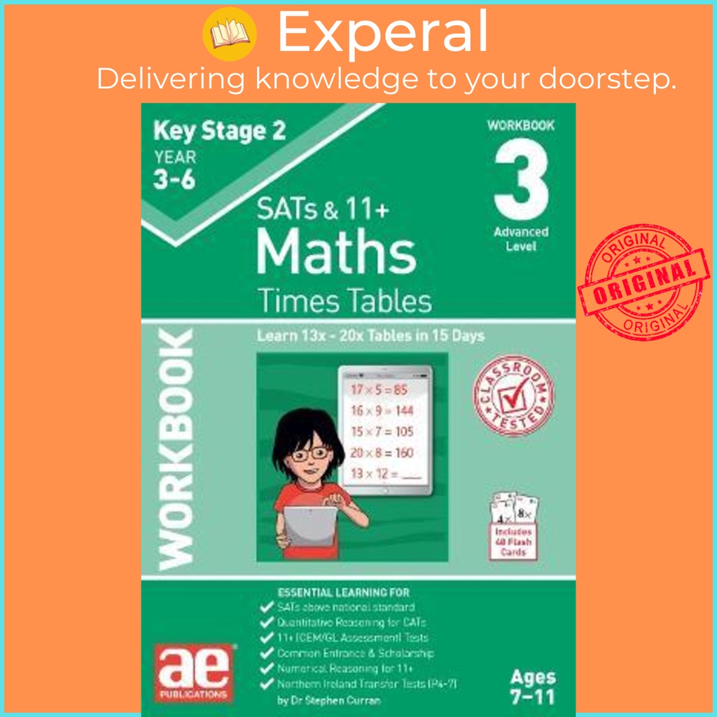 KS2 Times Tables Workbook 3 : 15 Day Learning Programme สําหรับ 13x - 20x Tab โดย Dr Stephen C Curra