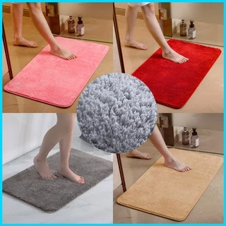 พรมเช็ดเท้า ผ้าเช็ดเท้า 60x40 CM เมมโมรี่โฟม ดูดซับน้ำได้ดี พรมกันลื่น หนา แผ่นกันลื่น ในห้องน้ำ ที่รองพื้น ในห้องครัว