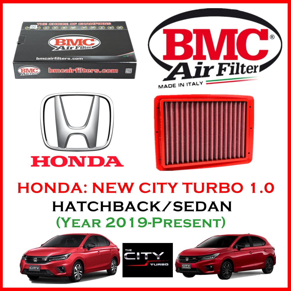 BMC Airfilters® (ITALY)🇮🇹 Performance Air Filters กรองอากาศแต่ง สำหรับ Honda : CITY 1.0 Turbo เทอร์โบ(ปี 2019-2021)