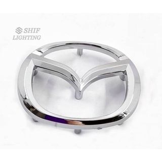 โลโก้ มาสด้า ชุบโครเมี่ยม ติดพวงมาลัย ไซส์  5.8 cm Chrome MAZDA Steering Wheel Logo