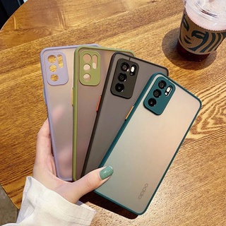 เคสแข็ง ป้องกันเลนส์กล้อง สีแคนดี้ สําหรับ OPPO Reno 7Z 6Z 6 Pro 5 A16K A16 A74 A54 4G 5G