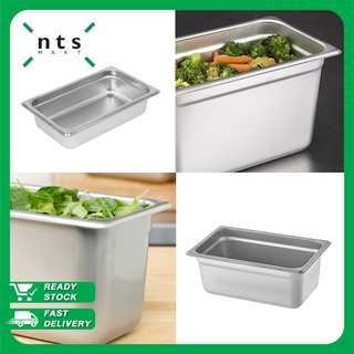 NTS GN PAN ถาดสแตนเลสอุ่นอาหาร Gastronorm Pan (กว้าง162 x ยาว265มม.) รุ่น GN14