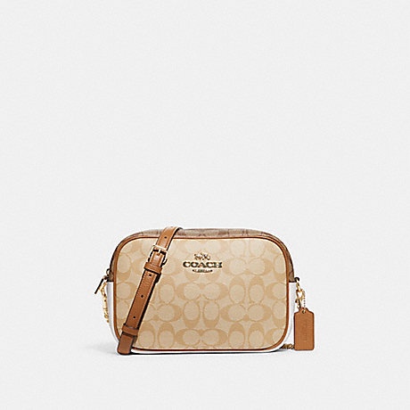 ✨สด-ผ่อน ✨Coach JAMIE CAMERA BAG IN BLOCKED SIGNATURE CANVAS (COACH CA172) ✨️ครอสบอดี้รุ่นใหม่ล่าสุด