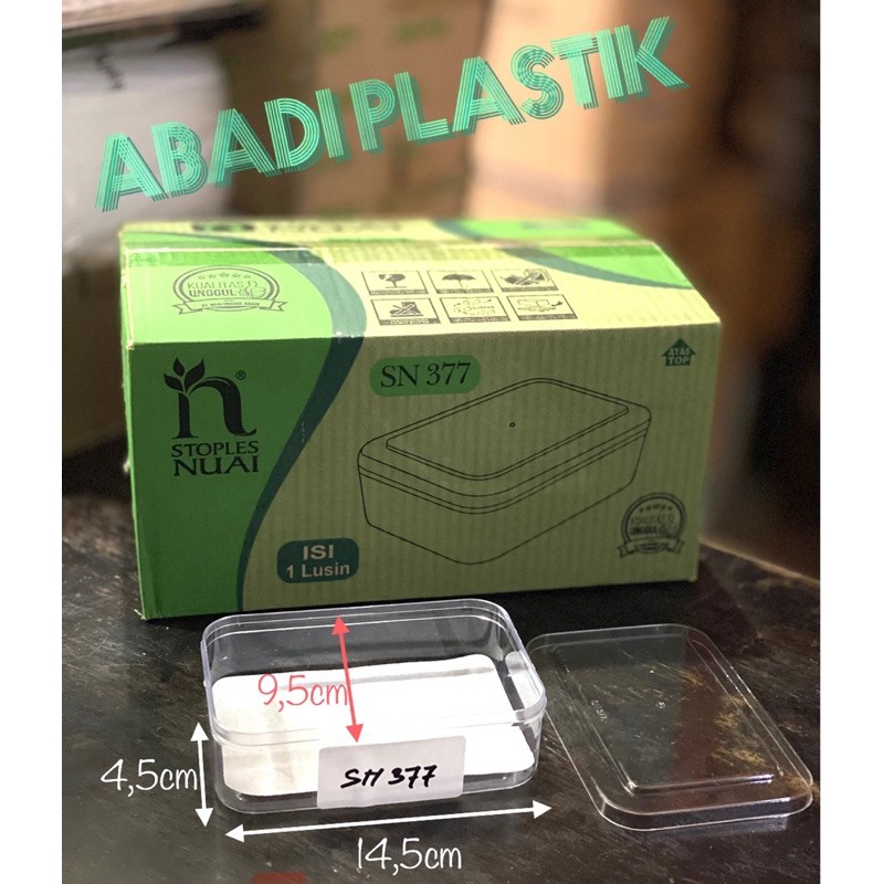 SN377-NUAI JAR/ TUBE JAR/ DRY CAKE JAR/ NASTAR JAR-350 กรัม