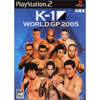 แผ่นเกมส์ K-1 World Grand Prix 2005 PS2 Playstation2 คุณภาพสูง ราคาถูก