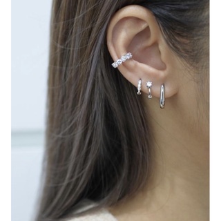 [เหลือ 139.- ใส่โค้ด INCSM3F + เก็บโค้ดหน้าร้าน] TANYA.ACC EC Earcuff ประดับเพชร ใส่ใบหู