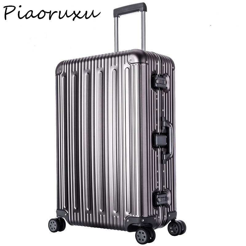 100 All Aluminium alloy Luggage Hardside Rolling Trolley Luggage travel