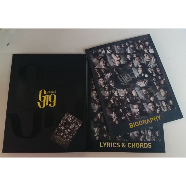 หนังสือคอนเสิร์ต g19 fest