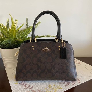 COACH MINI LILLIE CARRYALL IN SIGNATURE CANVAS