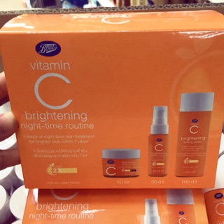 ชุดเซทboots vitamin c  set ล่ะ.