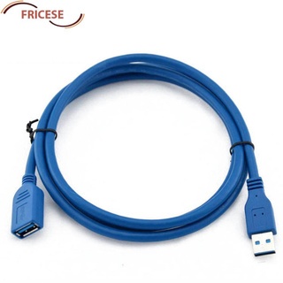 Fricese Usb 3.0 A Male ปลั๊กซ็อกเก็ต 1.8 เมตรสายเคเบิ้ลต่อขยายสายไฟ