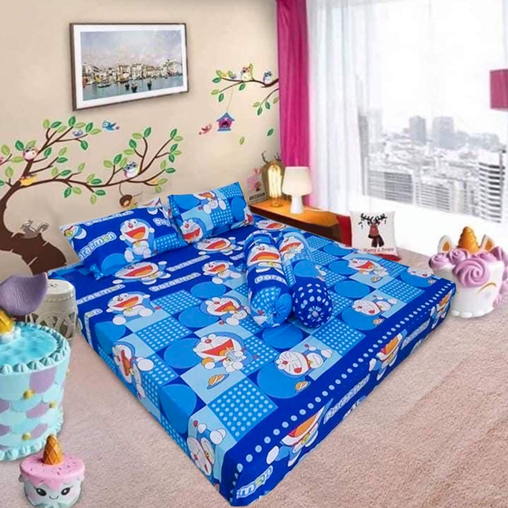 ผ้าปูที่นอนรัดมุม ผ้าปูลายการ์ตูน ผ้า Cotton อย่างดี ขนาด 3.5 ฟุต 5 ฟุต 6 ฟุต ราคาถูก พร้อมใช้งาน