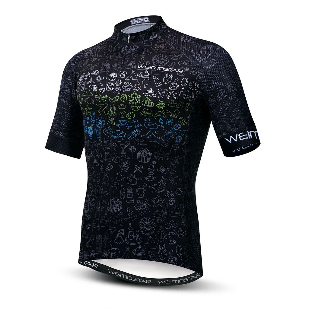 พร้อมสต็อก สไตล์ใหม่ ฤดูร้อน เสื้อแขนสั้นระบายอากาศ สําหรับขี่จักรยาน แข่งจักรยานเสือภูเขา/ถนน