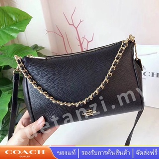 Coach 22212 Carrie กระเป๋าหนังสะพายข้างผู้หญิงสายโซ่สลิง