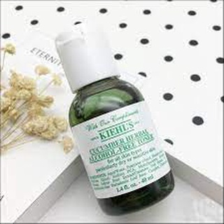 Kiehls Cucumber Herbal Alcohol-Free Toner 40ml ไม่มีกล่อง.